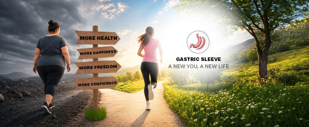 Obese women chooses happy life loosing weight with gastric sleeve in turkey