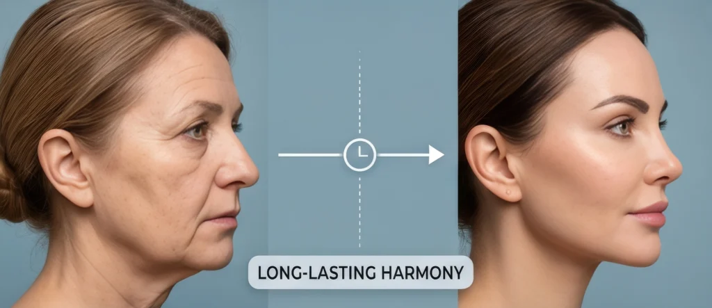Facelift in Turkey old women before and beyond