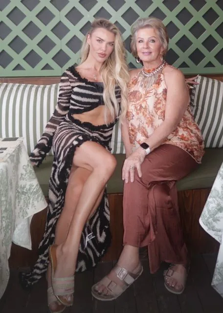 Holly and her mum in Izmir